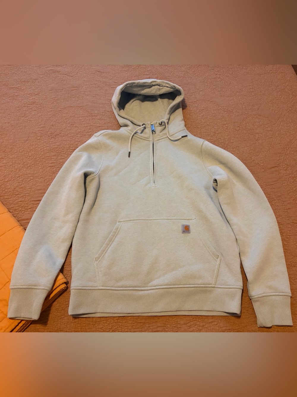 Carhartt Women’s Half-Zip Hoodie - seafoam green